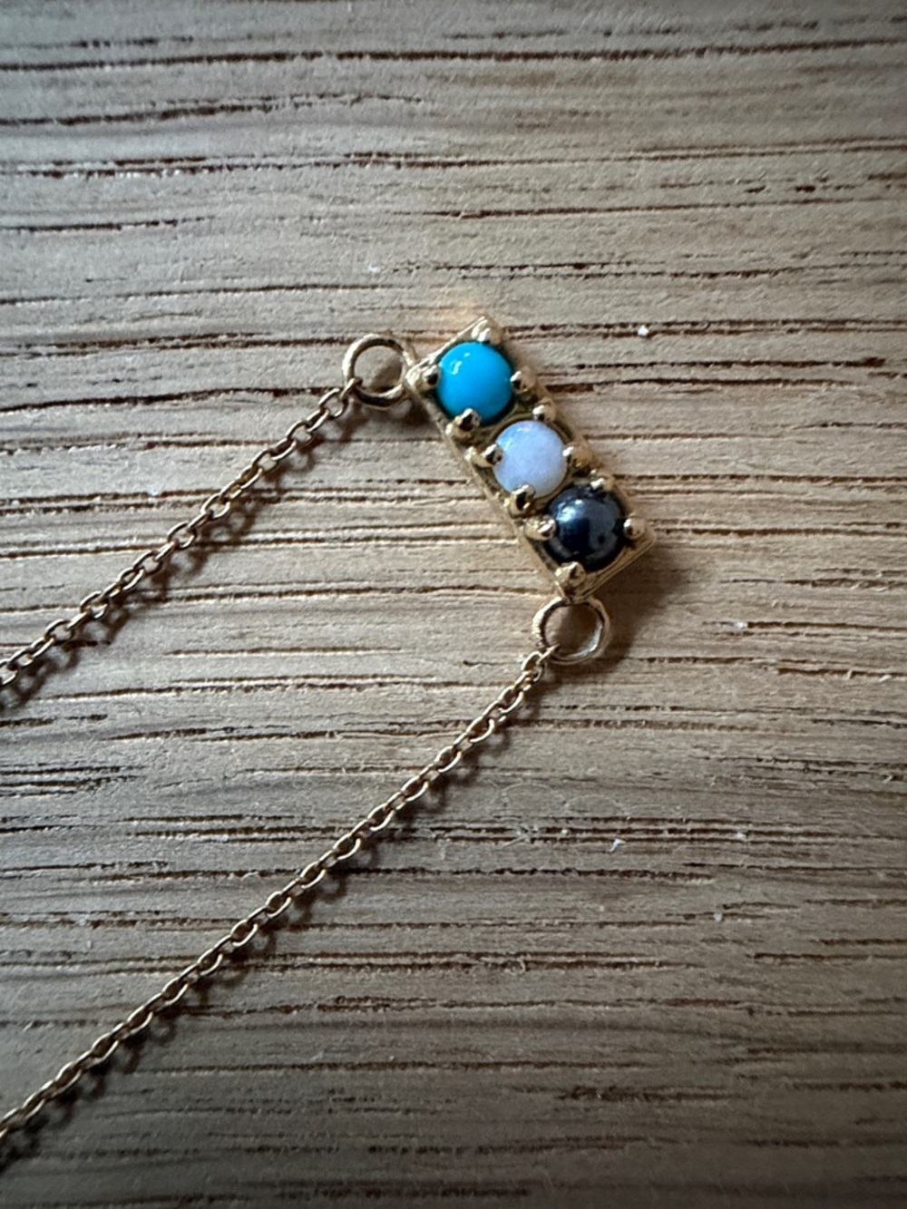 Lulu Frost Gold Bar Necklace Acrostic HOT